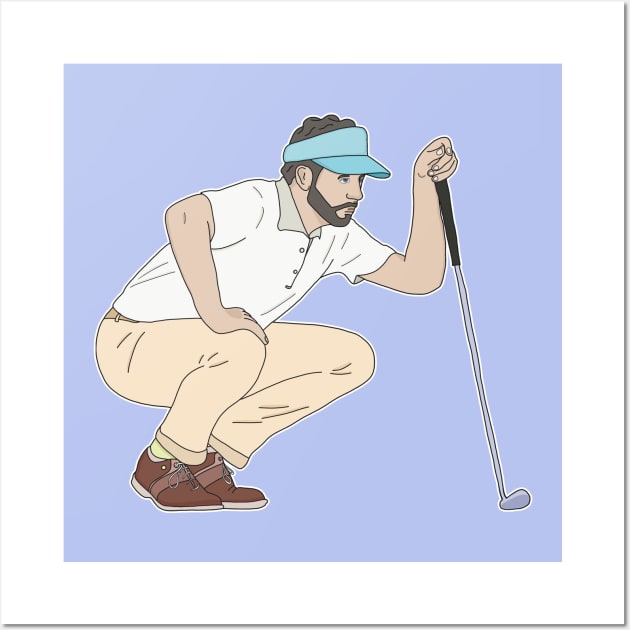 Golf Player Wall Art by DiegoCarvalho